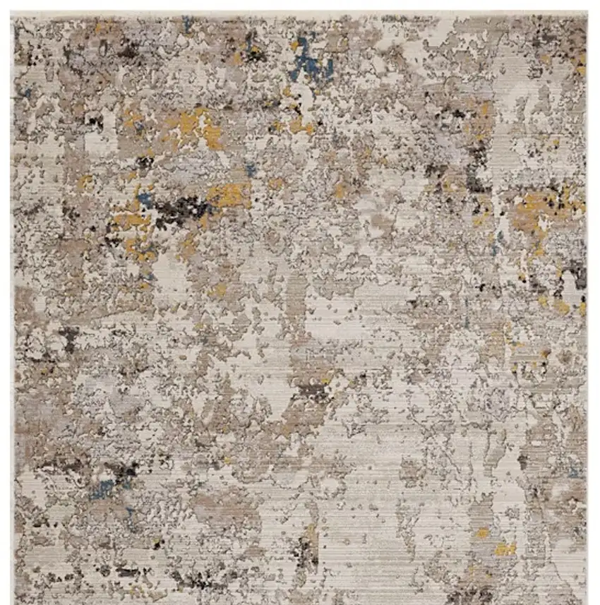 94 X 130 Silver Polyester Rug Photo 7