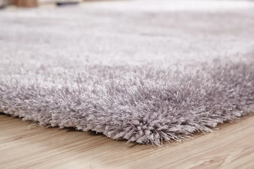 Silver Shag Hand Tufted Area Rug Photo 8