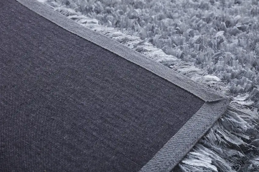 Silver Shag Hand Tufted Area Rug Photo 5