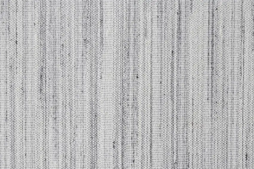 Silver Wool Hand Woven Stain Resistant Area Rug Photo 9