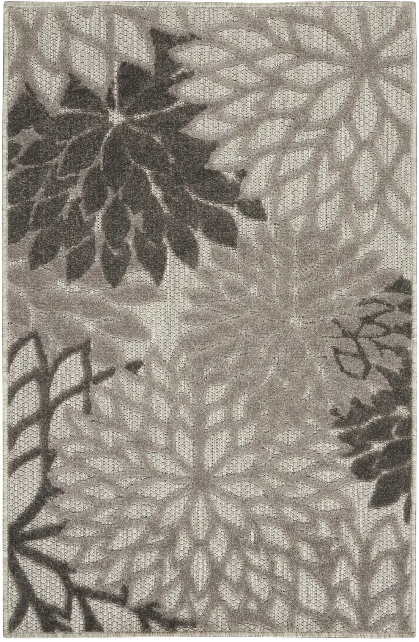 Gray Indoor Outdoor Area Rug Photo 2
