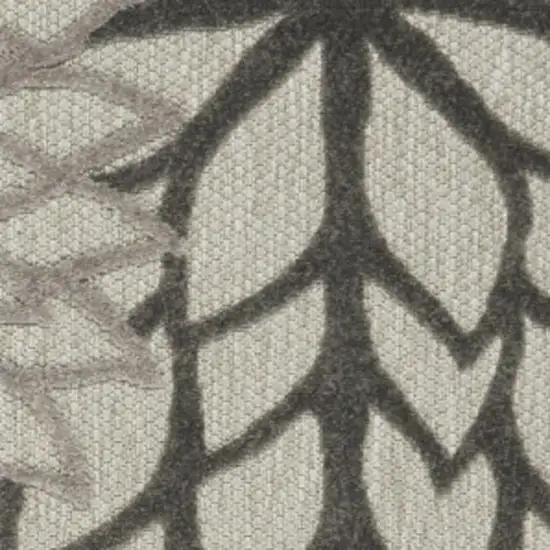 Gray Indoor Outdoor Area Rug Photo 3