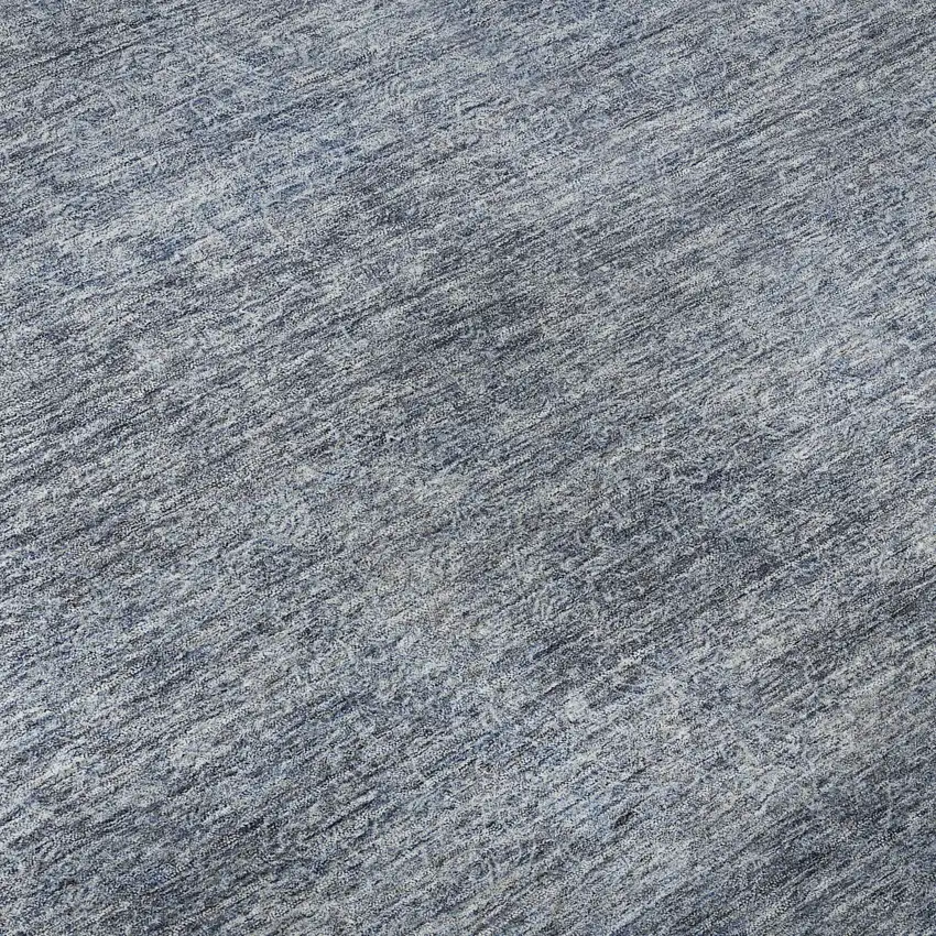 Sky Blue And Beige Abstract Washable Area Rug With UV Protection Photo 1