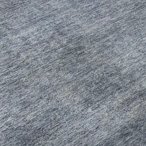 Photo of Sky Blue And Beige Abstract Washable Area Rug With UV Protection