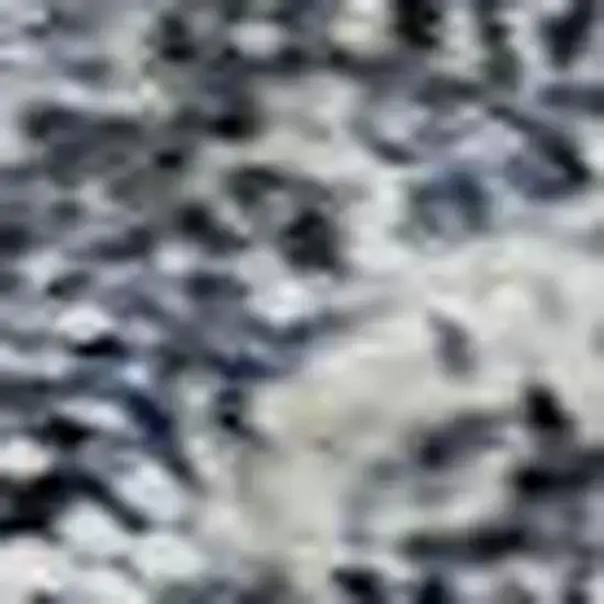 Sky Blue And Beige Abstract Washable Area Rug With UV Protection Photo 2