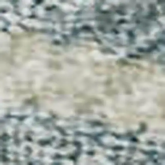 Sky Blue And Ivory Floral Washable Area Rug With UV Protection Photo 2