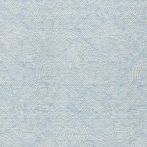 Photo of Sky Blue And Ivory Floral Washable Indoor Outdoor Area Rug