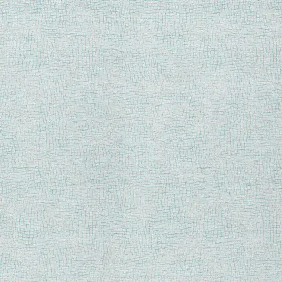 Sky Blue And Ivory Geometric Washable Indoor Outdoor Area Rug Photo 5