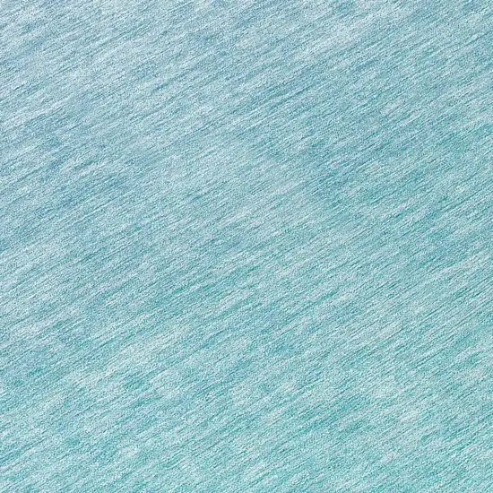 Sky Blue And Teal Blue Ombre Washable Indoor Outdoor Area Rug Photo 8