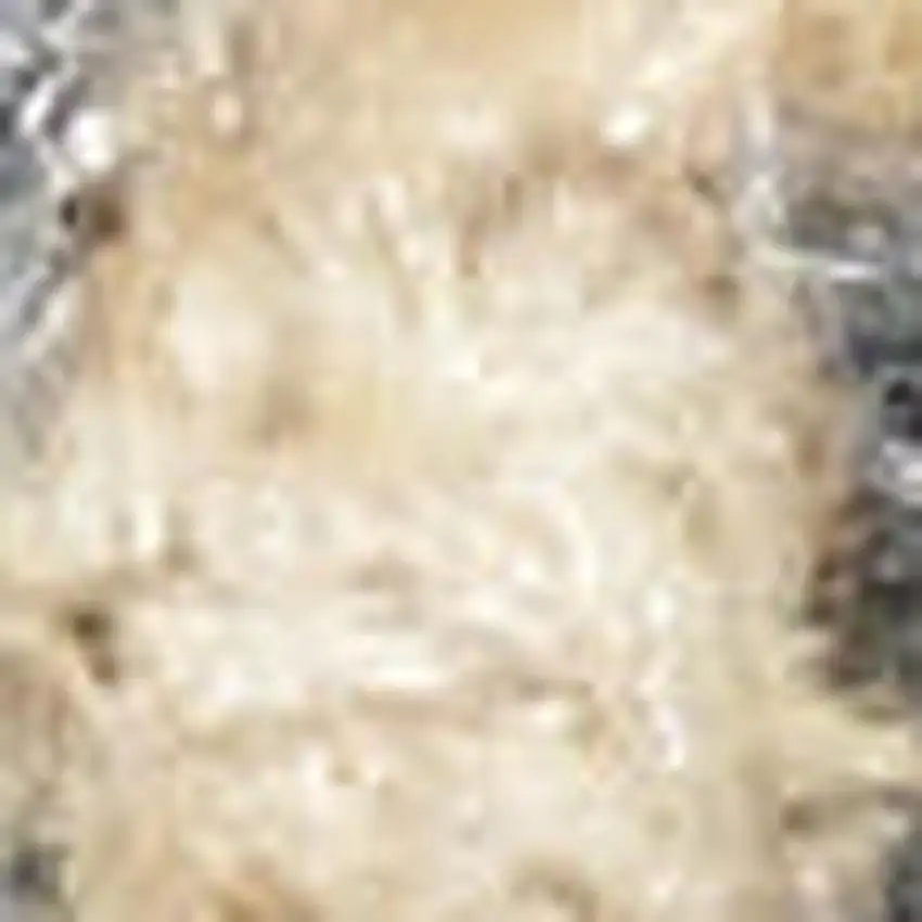 Sky Blue Beige And Brown Geometric Area Rug Photo 4