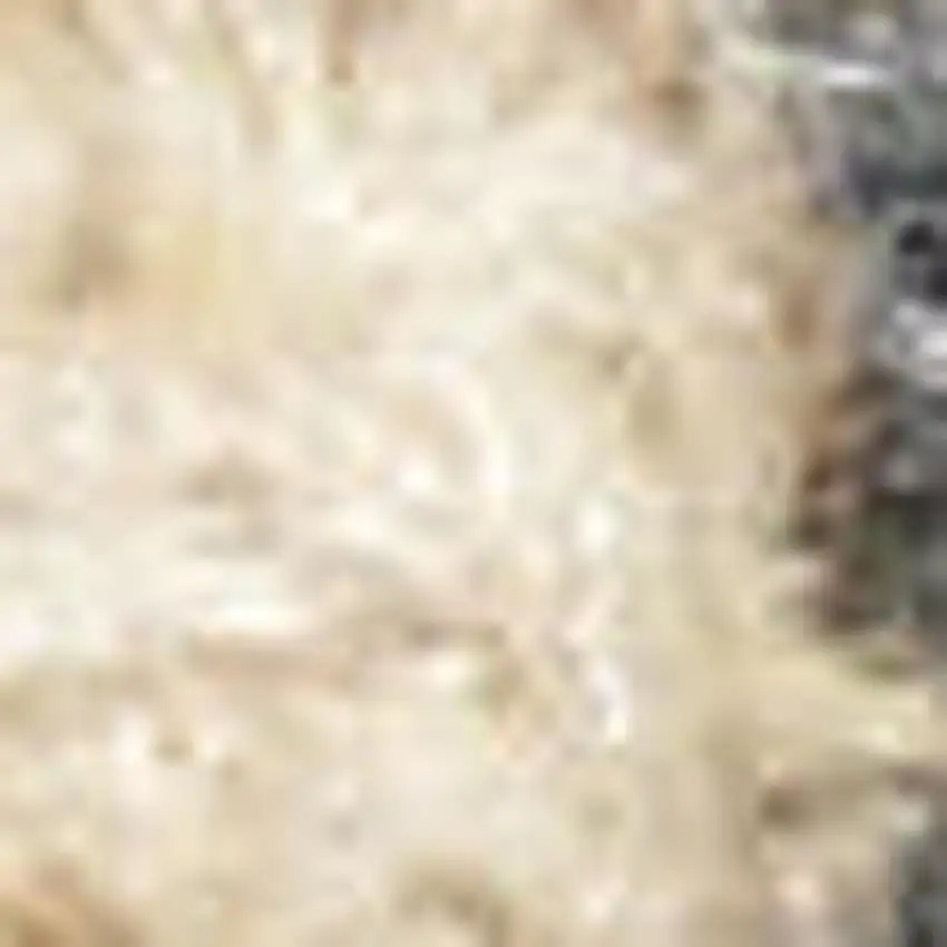 Sky Blue Beige And Brown Geometric Area Rug Photo 3