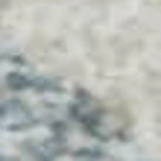 Sky Blue Ivory And Gray Abstract Geometric Washable Area Rug With UV Protection Photo 2