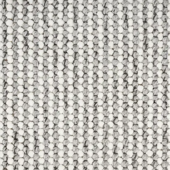 Slate Blue Abstract Area Rug With Fringe Photo 1