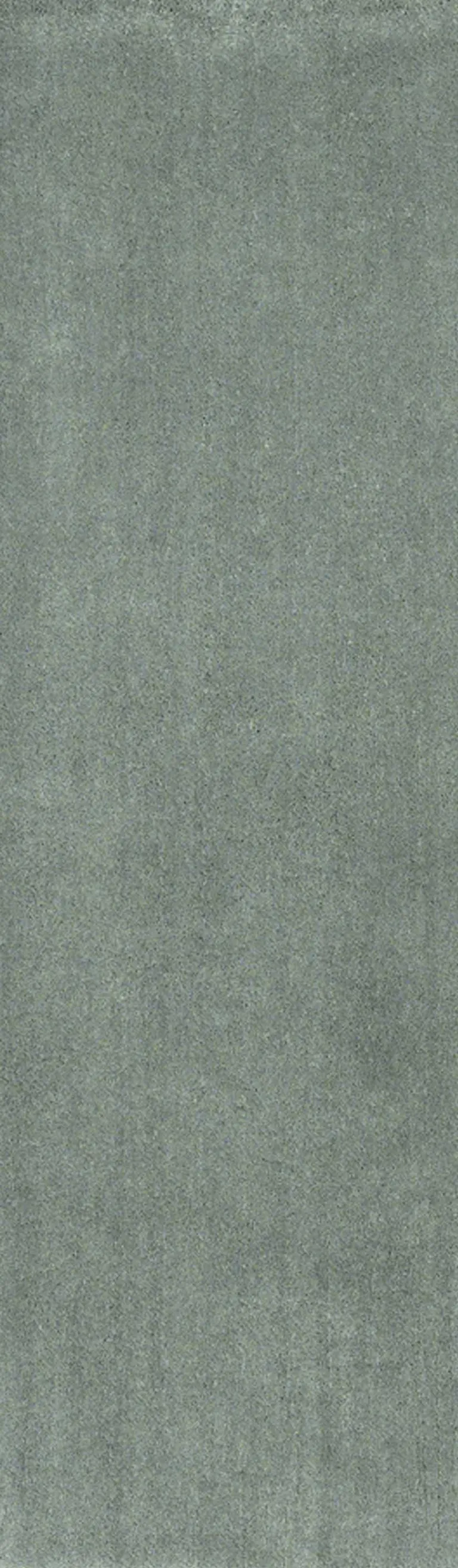 Slate Blue Indoor Shag Runner Rug Photo 1