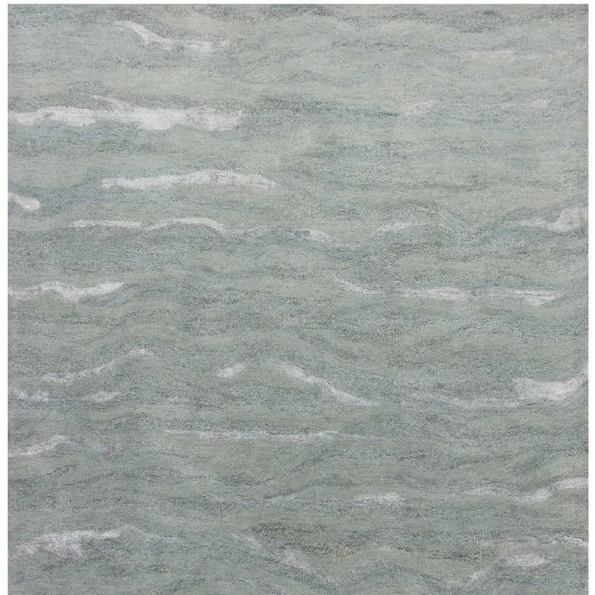 3'X5' Slate Grey Hand Tufted Abstract Indoor Area Rug Photo 4
