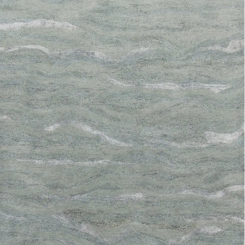 3'X5' Slate Grey Hand Tufted Abstract Indoor Area Rug Photo 3