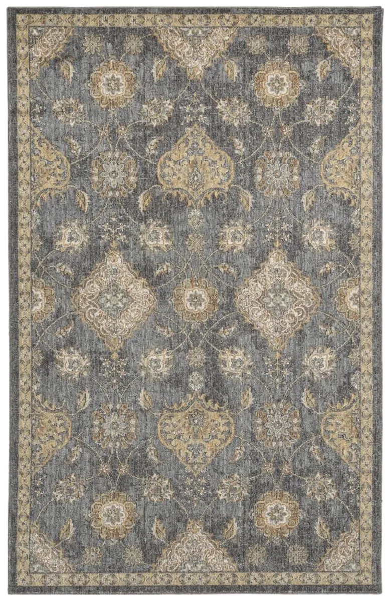 Slate Grey Wool Rug Photo 2