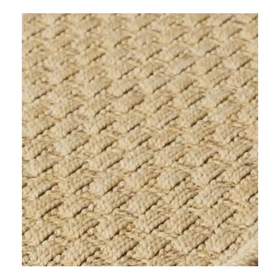 8' X 8' Beige Round Indoor Outdoor Area Rug Photo 7