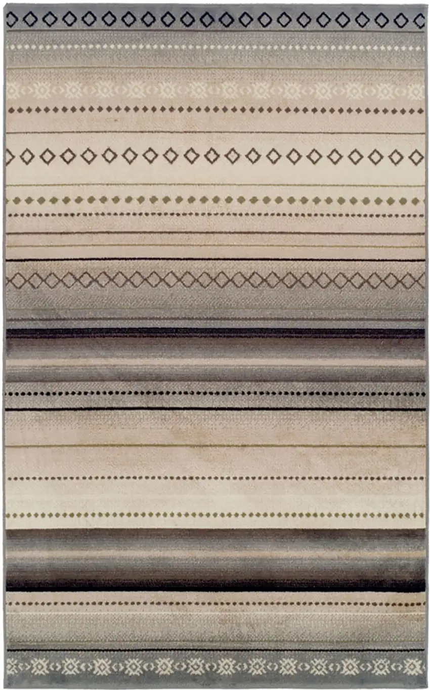 Southwest Geometric Stain Resistant Area Rug Photo 1