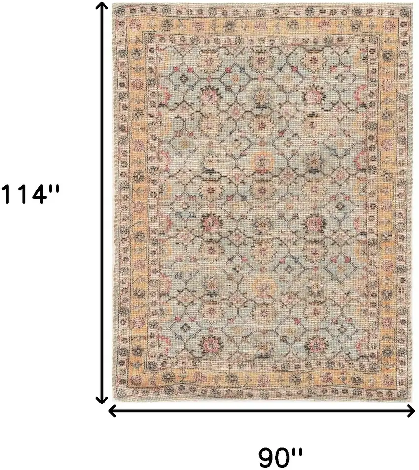 90 X 114 Spa Jute Or Polyester Rug Photo 3