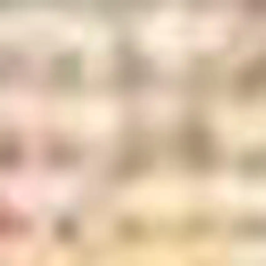 Blue And Beige Jute Floral Hand Woven Area Rug Photo 3