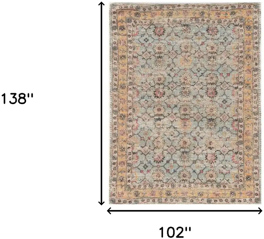 102 X 138 Spa Jute Or Polyester Rug Photo 3