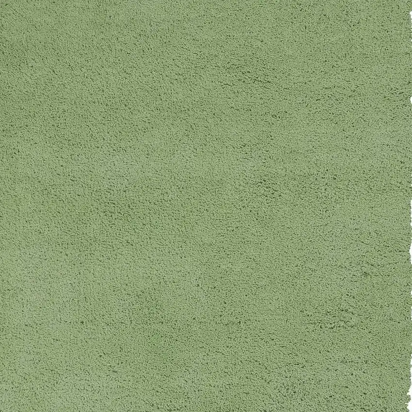 Green Shag Hand Woven Area Rug Photo 7