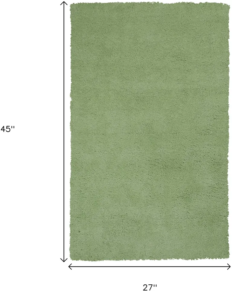 Spearmint Green Indoor Shag Rug Photo 5