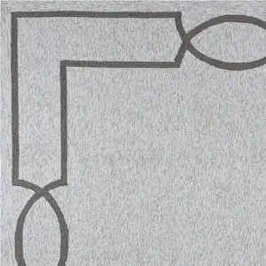 Photo of Square   UV treated Polypropylene Oatmeal Area Rug