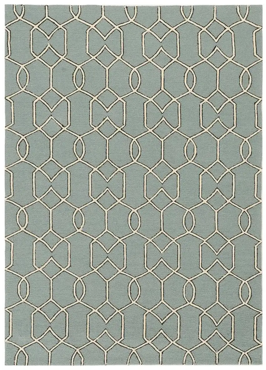 7' Square   Uv Treated Polypropylene Spa Area Rug Photo 2