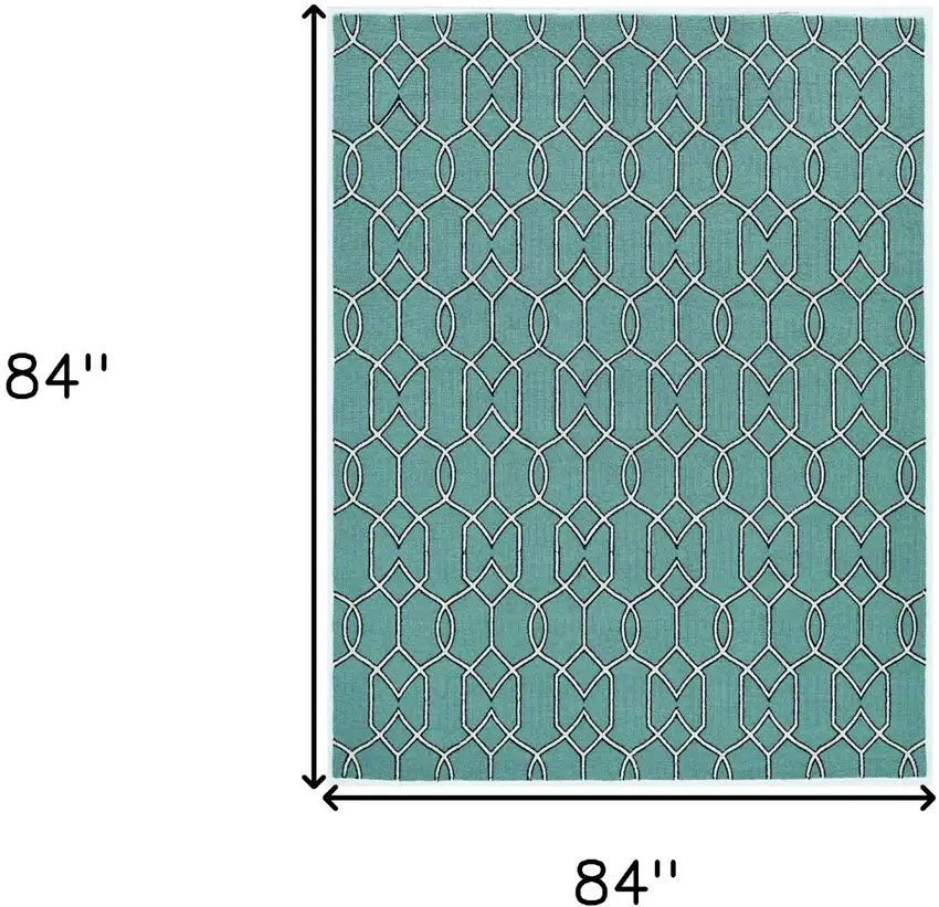 Square   UV treated Polypropylene Spa Area Rug Photo 4