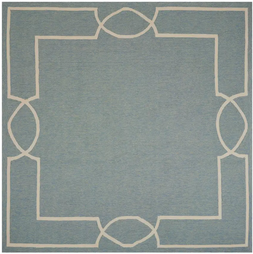 7' Square   Uv Treated Polypropylene Spa Area Rug Photo 2