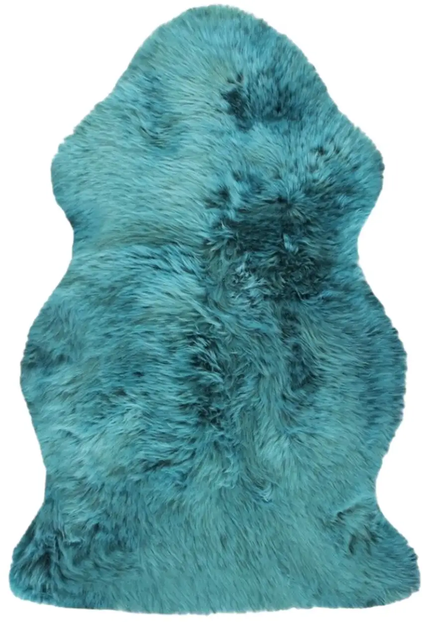 Steel Blue Shag Area Rug Photo 2