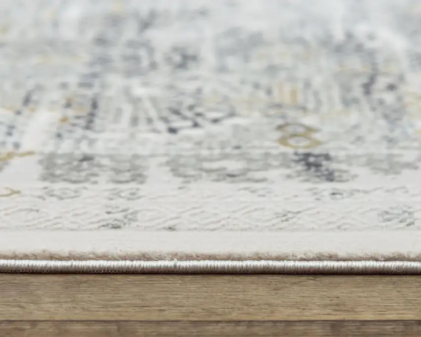 Stone Beige And Ivory Abstract Area Rug Photo 5
