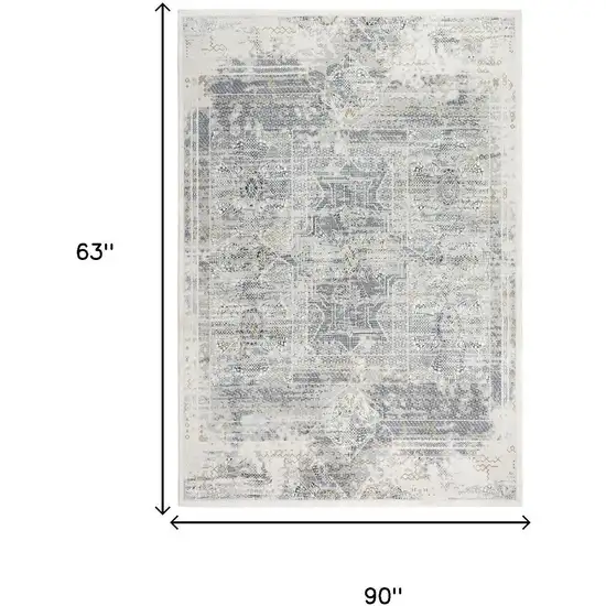 Stone Beige And Ivory Abstract Area Rug Photo 6