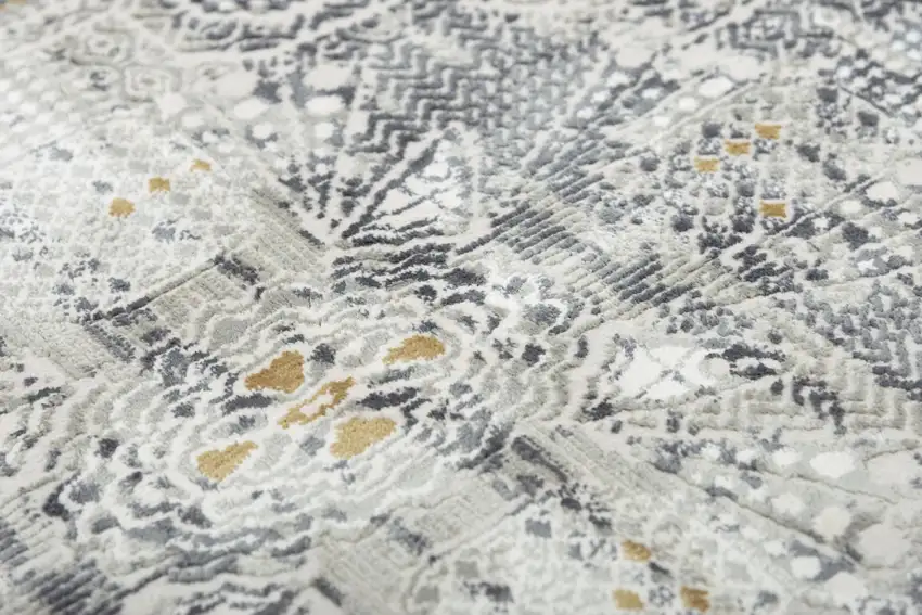 Stone Beige And Ivory Abstract Area Rug Photo 4