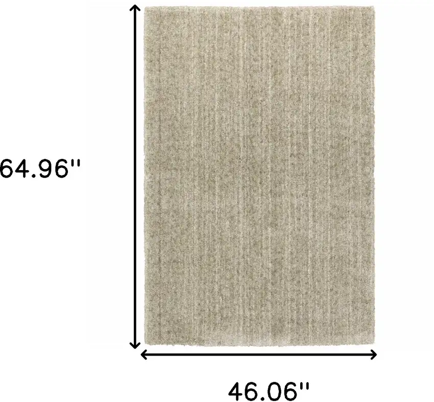 Stone Shag Power Loom Stain Resistant Area Rug Photo 10