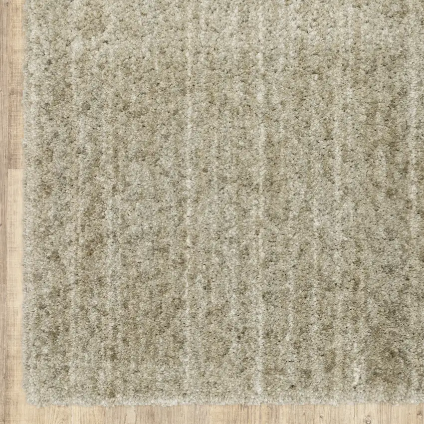 Stone Shag Power Loom Stain Resistant Area Rug Photo 9