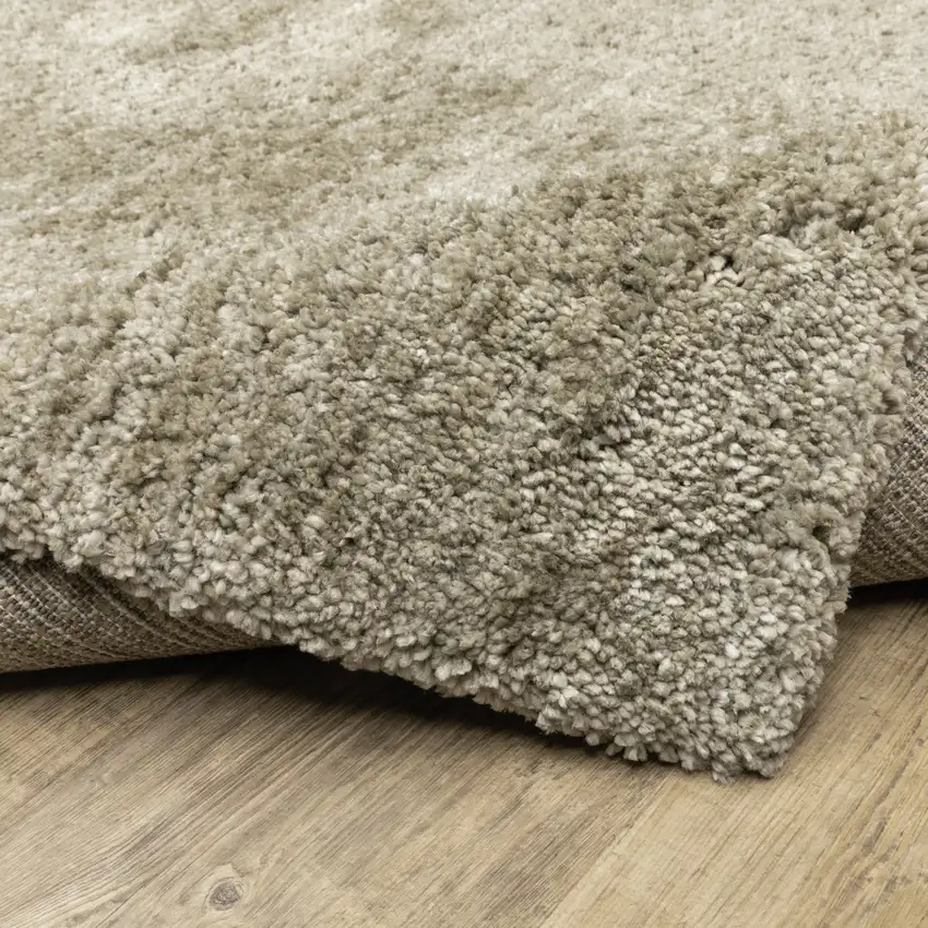 Stone Shag Power Loom Stain Resistant Area Rug Photo 7