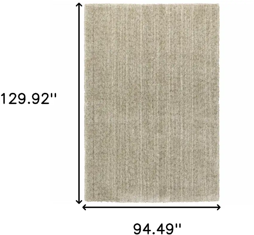 Stone Shag Power Loom Stain Resistant Area Rug Photo 10