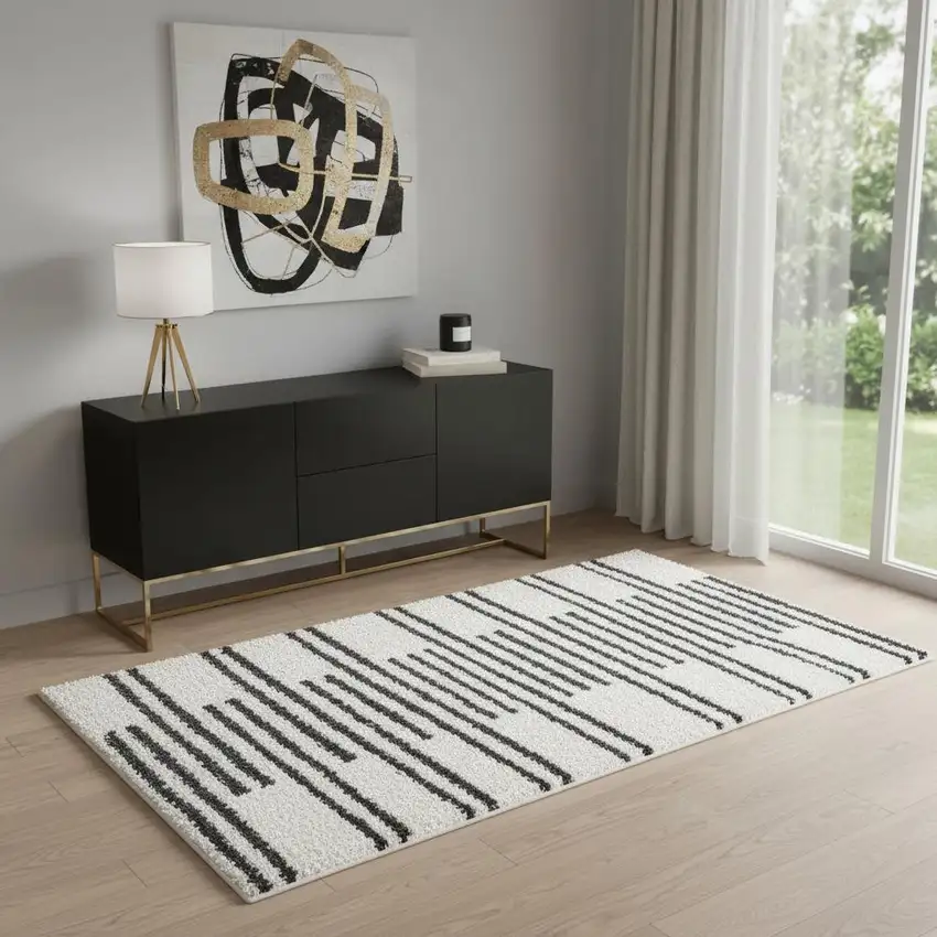 Striped Area Rug Photo 1