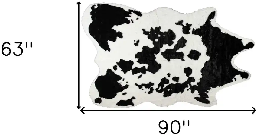 Black and White Hand Knotted Area Rug Photo 3