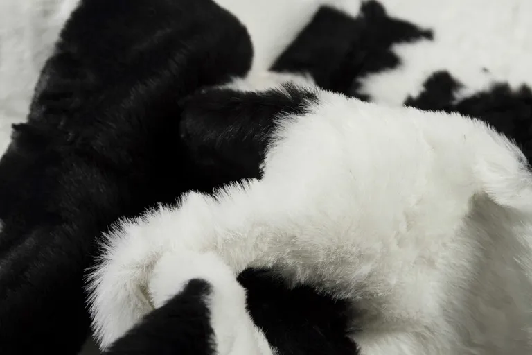 Sugarland Black And White Faux Hide - Area Rug Photo 2
