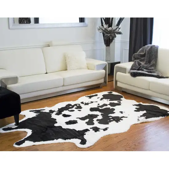 Sugarland Black And White Faux Hide - Area Rug Photo 3