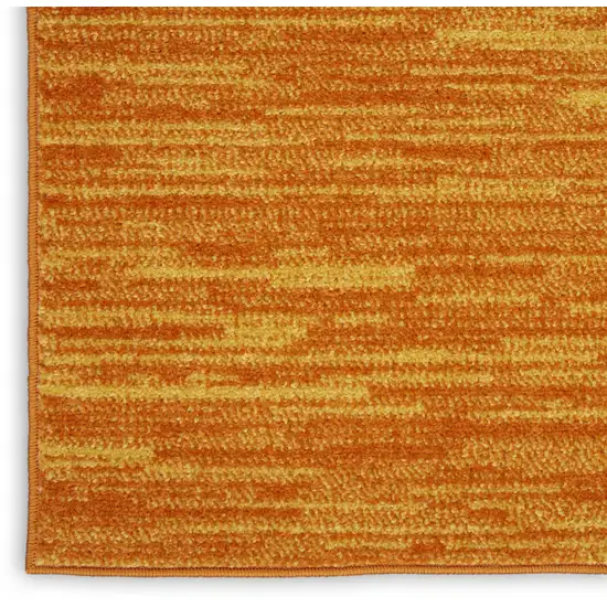 Orange Indoor Outdoor Area Rug Photo 8