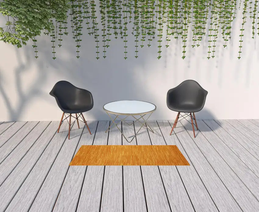 Sunburst Non Skid Indoor Outdoor Runner Rug Photo 2