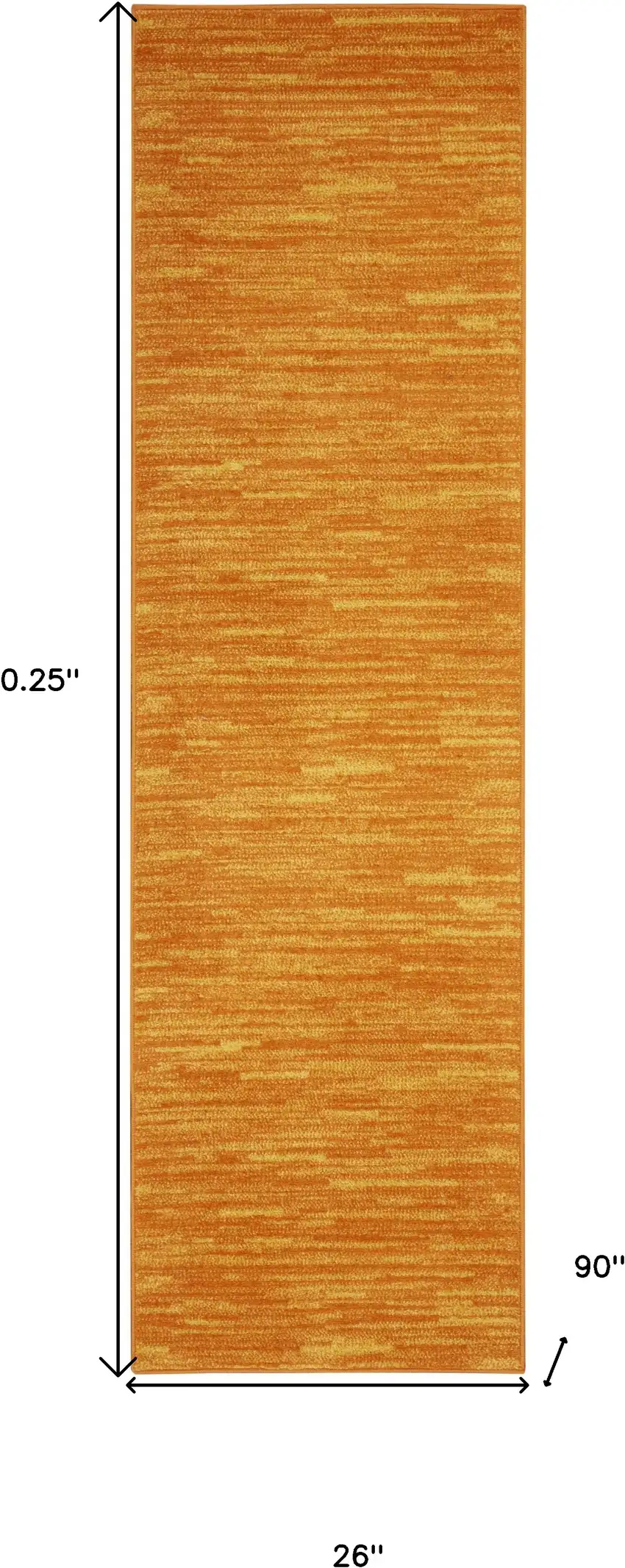 Sunburst Non Skid Indoor Outdoor Runner Rug Photo 5