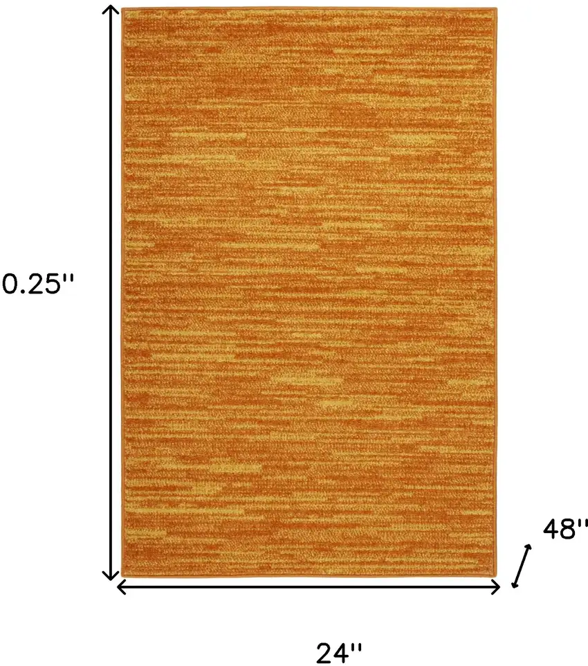 Sunburst Non Skid Indoor Outdoor Runner Rug Photo 5