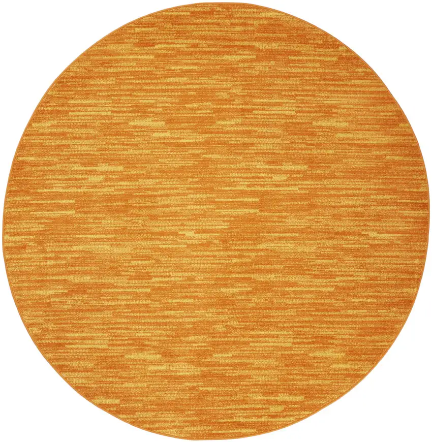 Sunburst Round Non Skid Indoor Outdoor Area Rug Photo 3