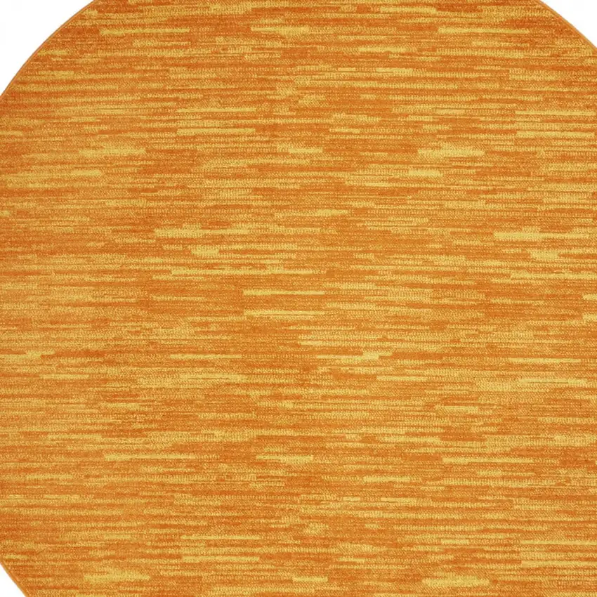 Sunburst Round Non Skid Indoor Outdoor Area Rug Photo 3